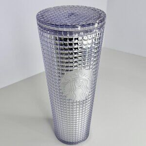 Starbucks Tumbler Silver Studded 24 oz Venti Holidays Winter 2020 Cold Cup Shiny